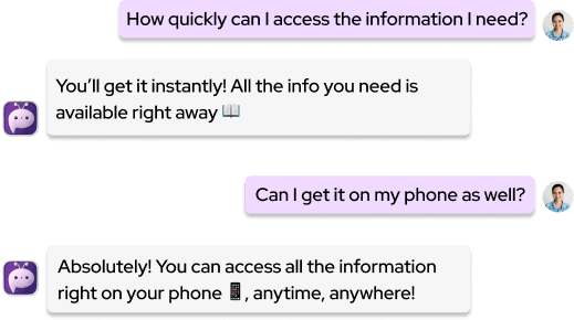 Instant Access to Information